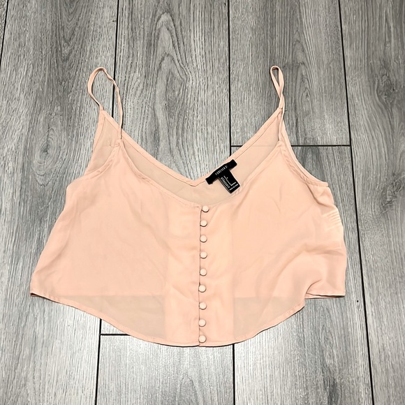 Peachy pink crop tank - Picture 1 of 1